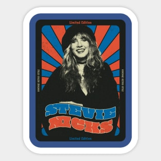 Stevie Nicks IS rOCK  - VINTAGE RETRO STYLE - POPART Sticker